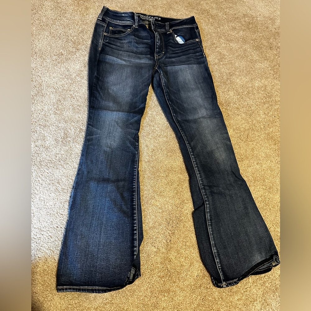 American Eagle Super Stretch Kick Boot Jeans